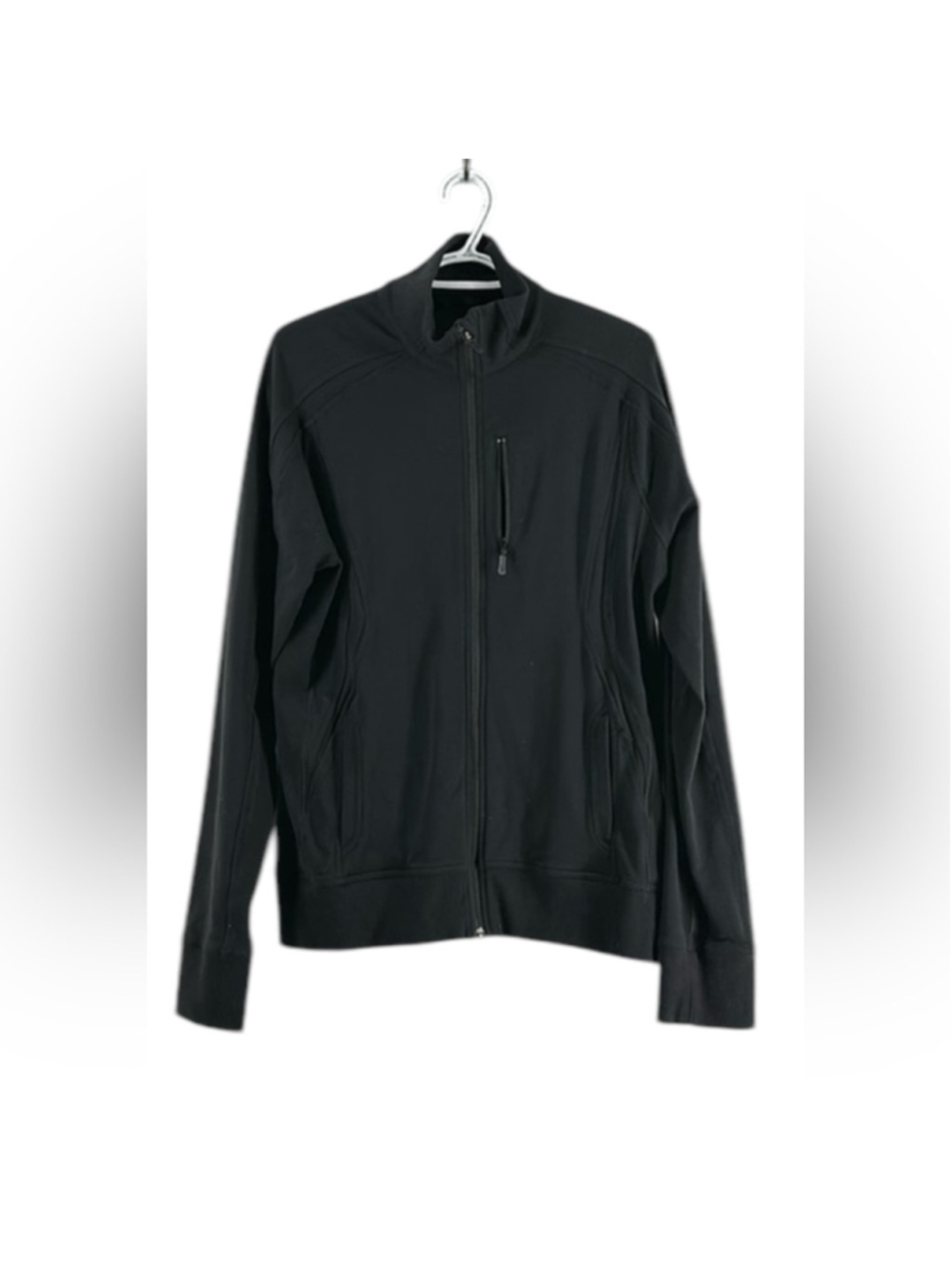 Lululemon Kung Fu Athletic Jacket Full Zip Pocket black sz m
